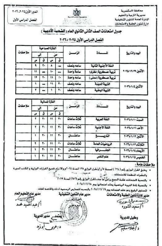 الثانوي